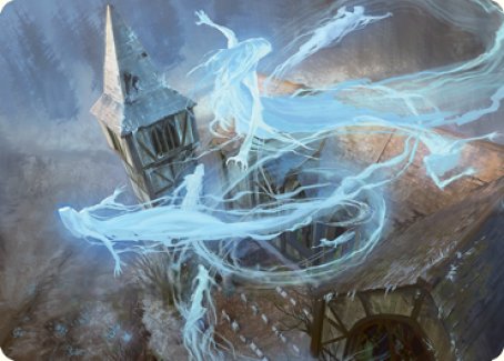 Hallowed Haunting Art Card [Innistrad: Crimson Vow Art Series] | Gamers Paradise