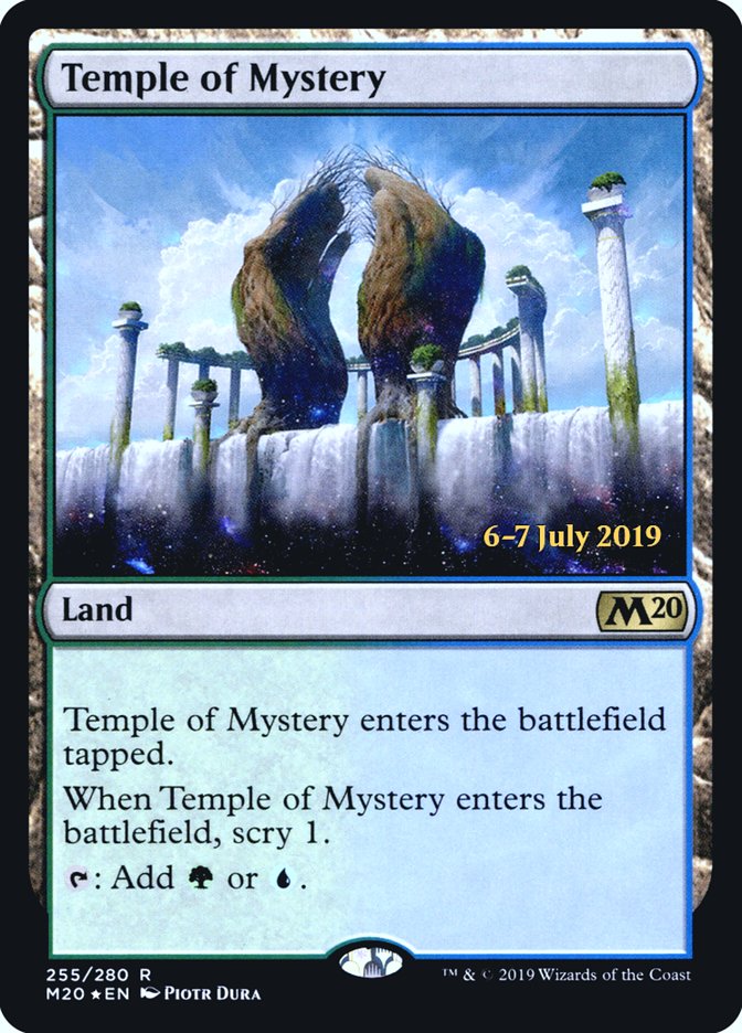 Temple of Mystery [Core Set 2020 Prerelease Promos] | Gamers Paradise