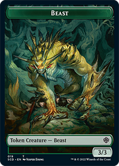 Beast // Beast Double-Sided Token [Starter Commander Decks] | Gamers Paradise