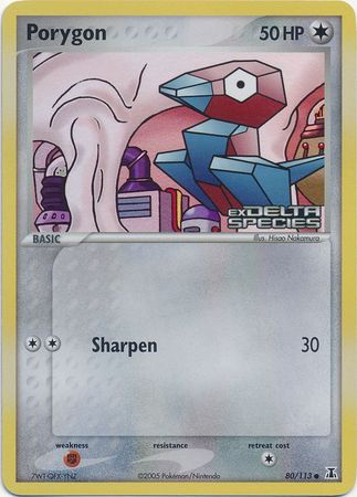 Porygon (80/113) (Stamped) [EX: Delta Species] | Gamers Paradise