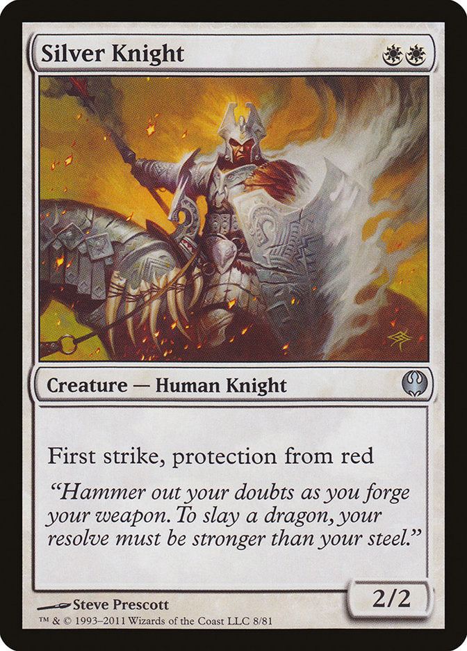 Silver Knight [Duel Decks: Knights vs. Dragons] | Gamers Paradise