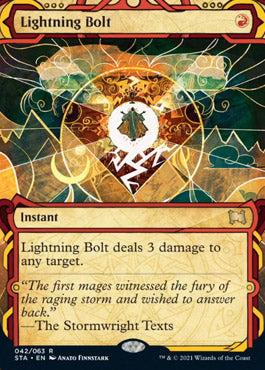 Lightning Bolt (Foil Etched) [Strixhaven: School of Mages Mystical Archive] | Gamers Paradise