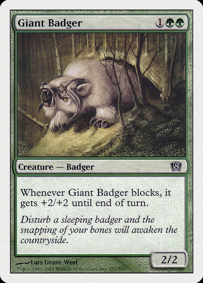 Giant Badger [Eighth Edition] | Gamers Paradise