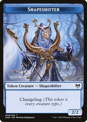 Elf Warrior // Shapeshifter Double-Sided Token [Kaldheim Tokens] | Gamers Paradise
