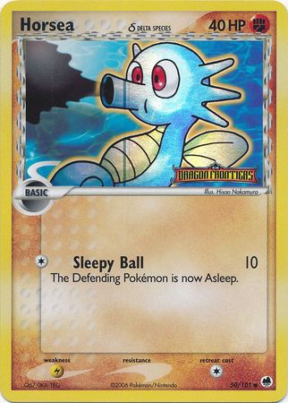 Horsea (50/101) (Delta Species) (Stamped) [EX: Dragon Frontiers] | Gamers Paradise