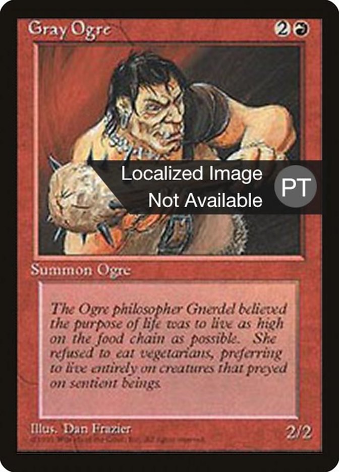Gray Ogre [Fourth Edition (Foreign Black Border)] | Gamers Paradise