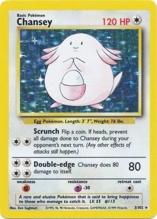 Chansey (3/102) [Base Set Unlimited] | Gamers Paradise