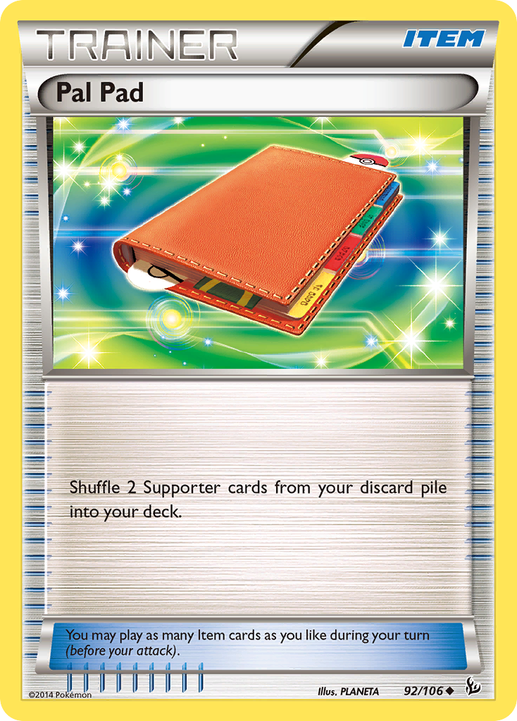 Pal Pad (92/106) [XY: Flashfire] | Gamers Paradise