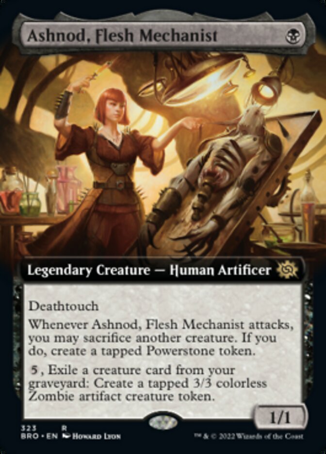 Ashnod, Flesh Mechanist (Extended Art) [The Brothers' War] | Gamers Paradise