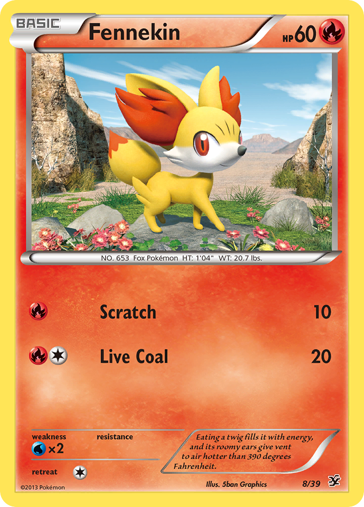 Fennekin (8/39) [XY: Kalos Starter Set] | Gamers Paradise