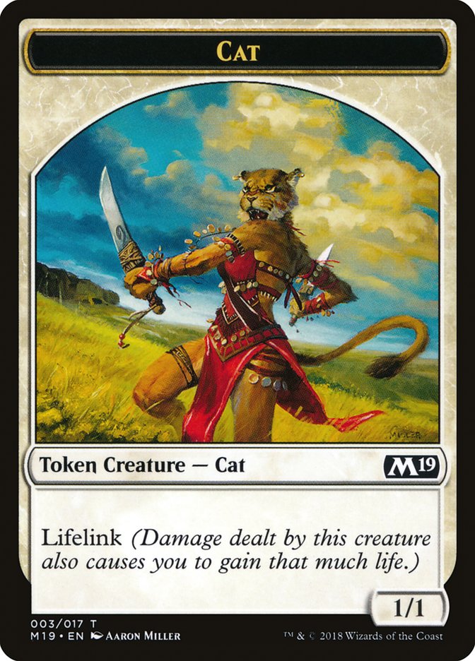 Cat Token [Core Set 2019 Tokens] | Gamers Paradise