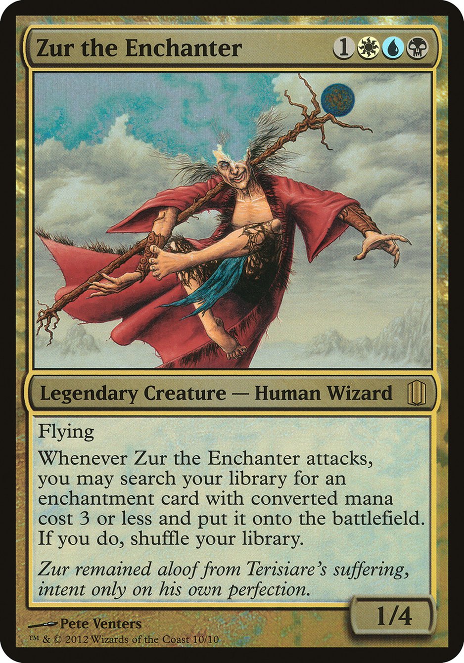 Zur the Enchanter (Oversized) [Commander's Arsenal Oversized] | Gamers Paradise