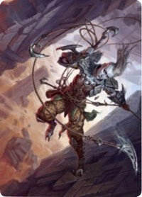 Akiri, Fearless Voyager Art Card [Zendikar Rising Art Series] | Gamers Paradise