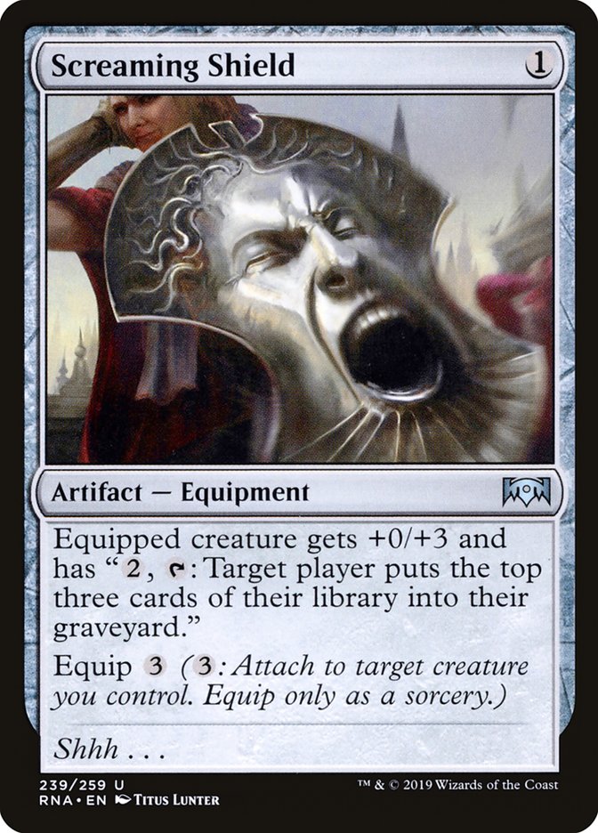 Screaming Shield [Ravnica Allegiance] | Gamers Paradise