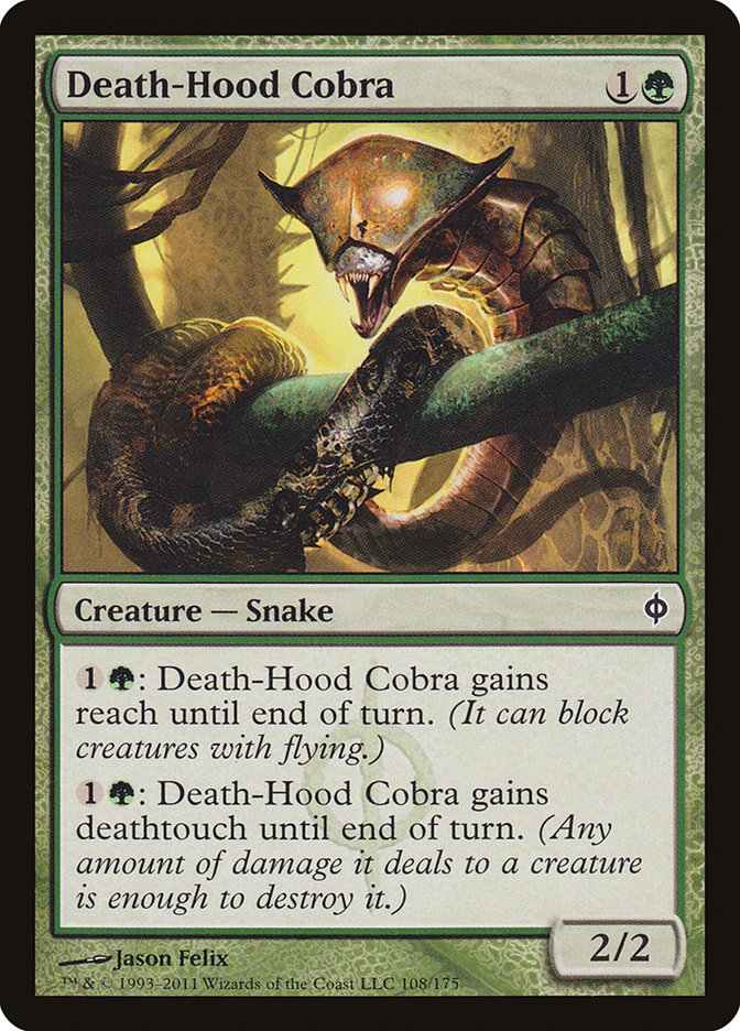 Death-Hood Cobra [New Phyrexia] | Gamers Paradise