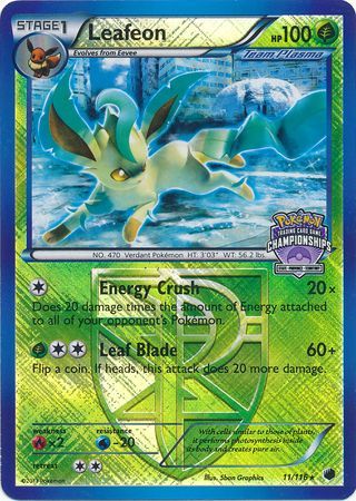 Leafeon (11/116) (States Championship Promo) [Black & White: Plasma Freeze] | Gamers Paradise