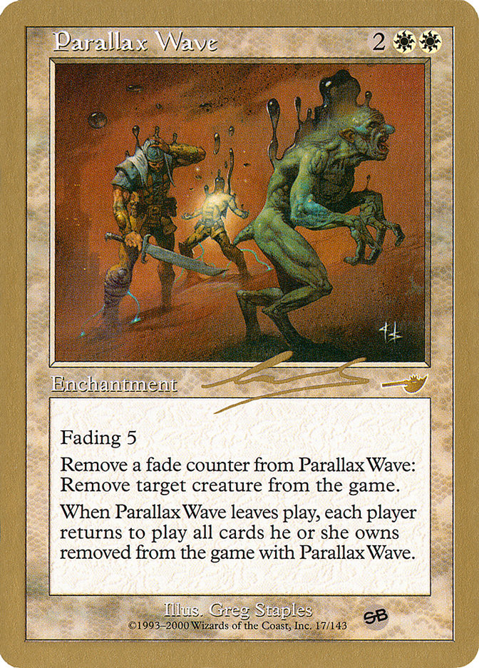 Parallax Wave (Nicolas Labarre) (SB) [World Championship Decks 2000] | Gamers Paradise