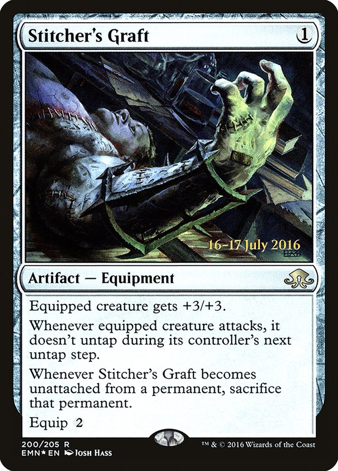 Stitcher's Graft [Eldritch Moon Prerelease Promos] | Gamers Paradise