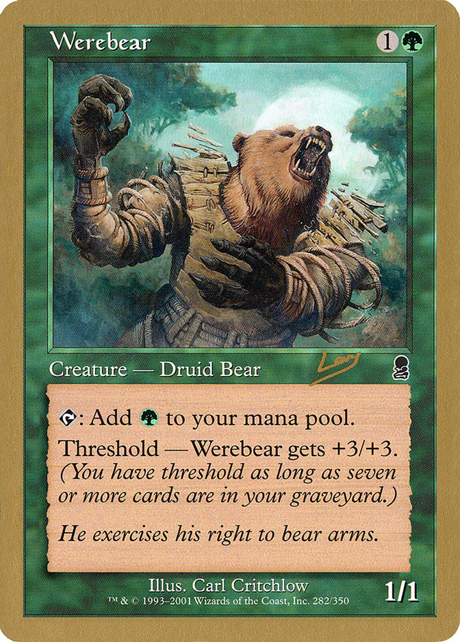 Werebear (Raphael Levy) [World Championship Decks 2002] | Gamers Paradise