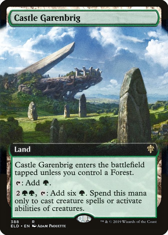Castle Garenbrig (Extended Art) [Throne of Eldraine] | Gamers Paradise