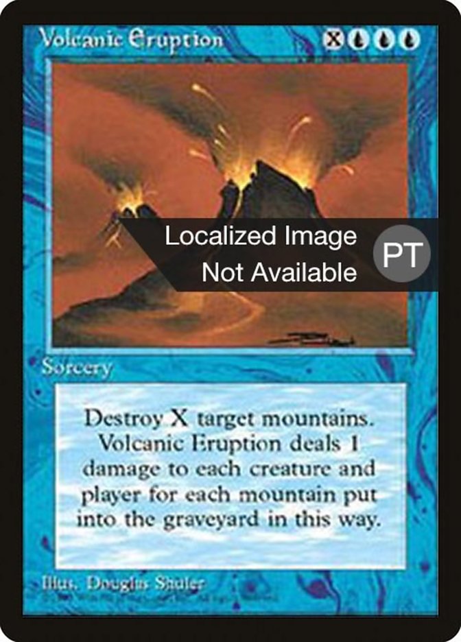 Volcanic Eruption [Fourth Edition (Foreign Black Border)] | Gamers Paradise