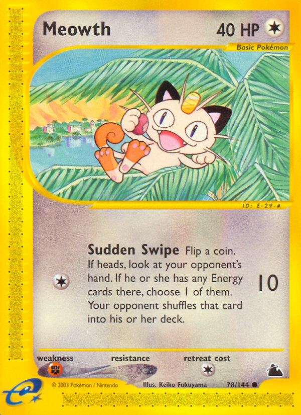 Meowth (78/144) [Skyridge] | Gamers Paradise