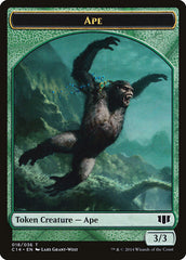 Ape // Zombie (011/036) Double-Sided Token [Commander 2014 Tokens] | Gamers Paradise