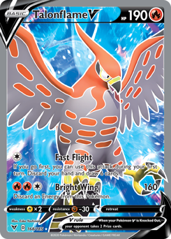 Talonflame V (168/185) [Sword & Shield: Vivid Voltage] | Gamers Paradise