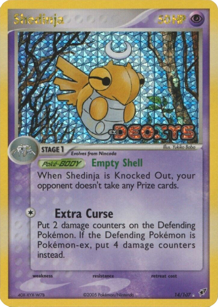 Shedinja (14/107) (Stamped) [EX: Deoxys] | Gamers Paradise