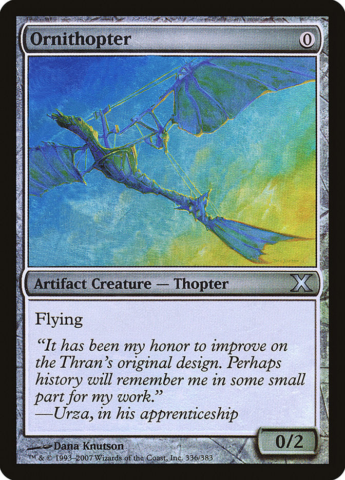 Ornithopter (Premium Foil) [Tenth Edition] | Gamers Paradise