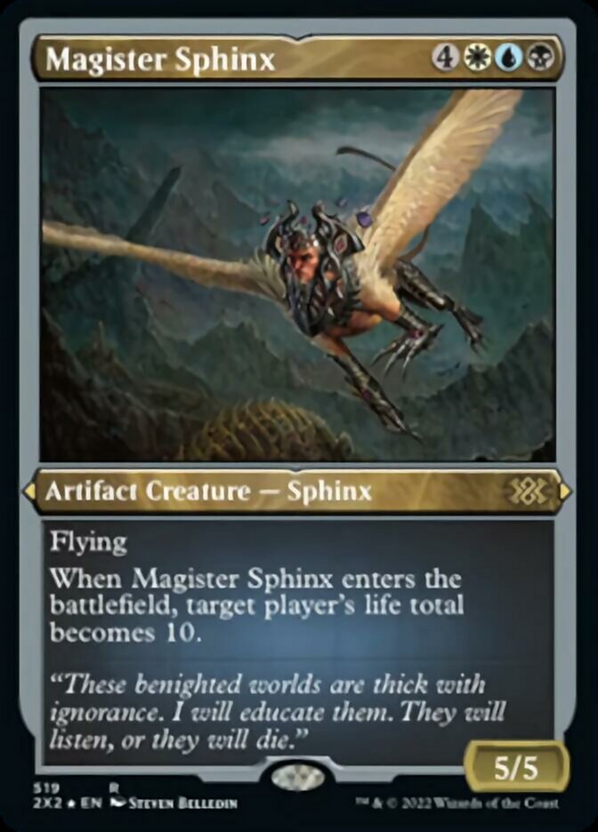 Magister Sphinx (Foil Etched) [Double Masters 2022] | Gamers Paradise