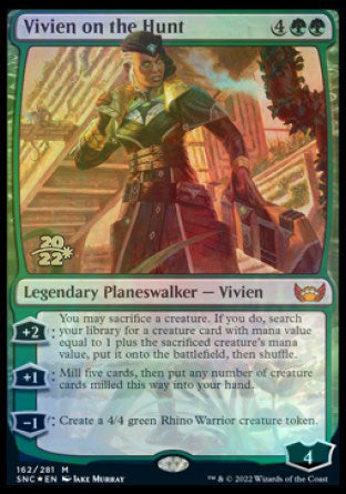 Vivien on the Hunt [Streets of New Capenna Prerelease Promos] | Gamers Paradise