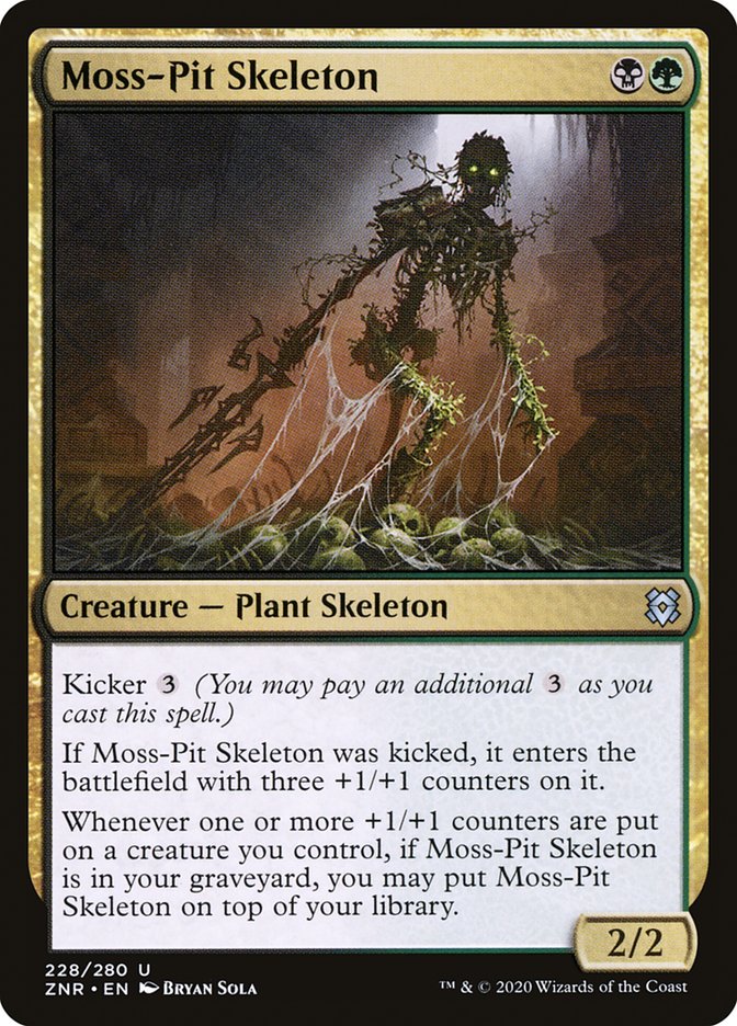 Moss-Pit Skeleton [Zendikar Rising] | Gamers Paradise