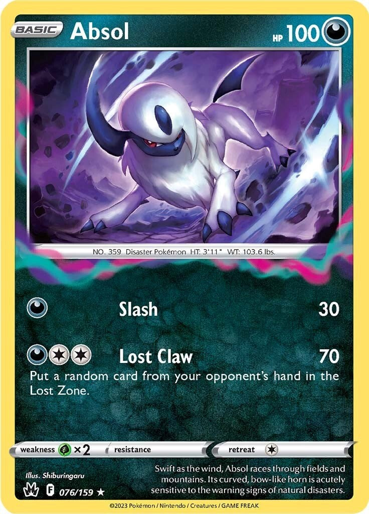 Absol (076/159) [Sword & Shield: Crown Zenith] | Gamers Paradise