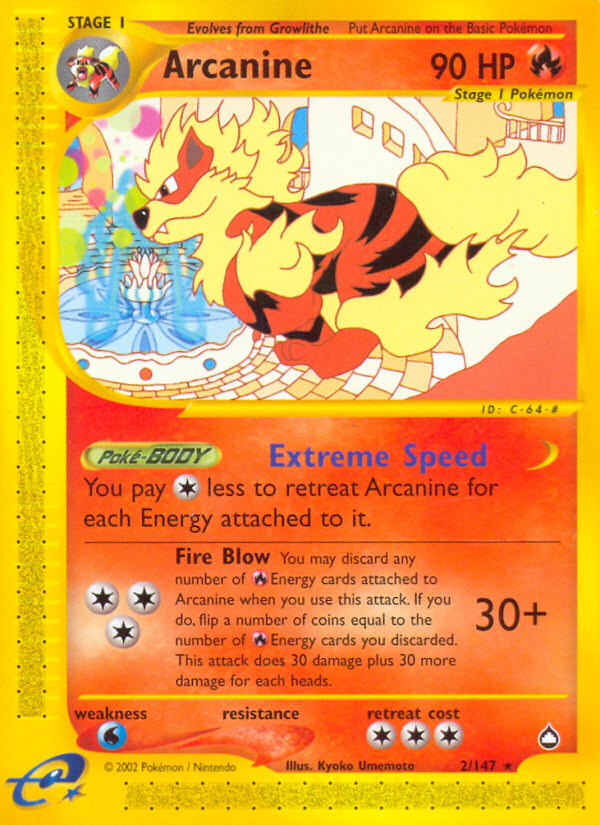 Arcanine (2/147) [Aquapolis] | Gamers Paradise