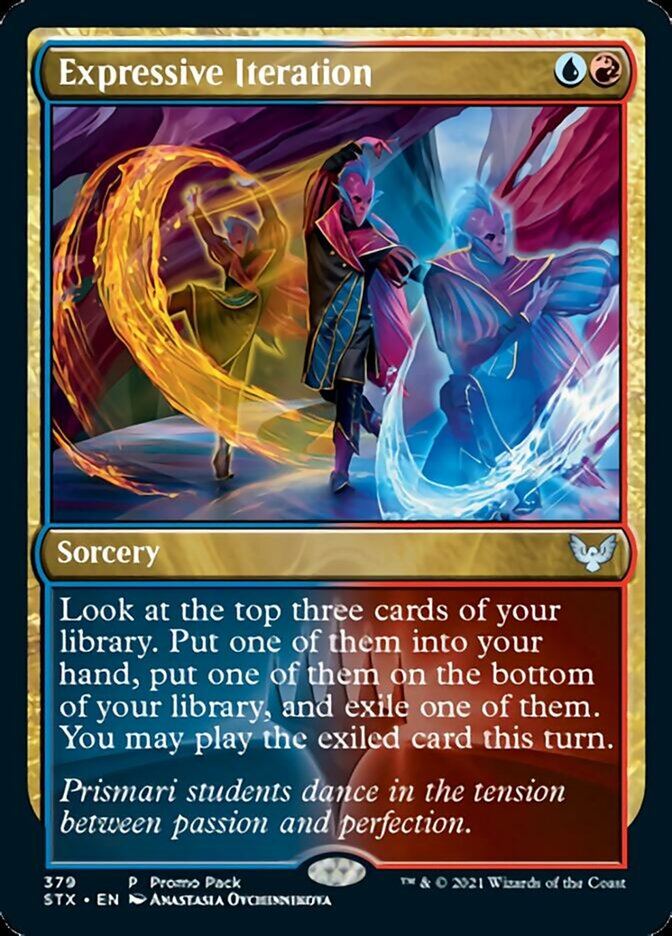 Expressive Iteration (Promo Pack) [Strixhaven: School of Mages Promos] | Gamers Paradise