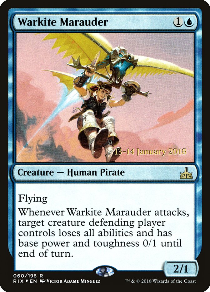 Warkite Marauder [Rivals of Ixalan Prerelease Promos] | Gamers Paradise