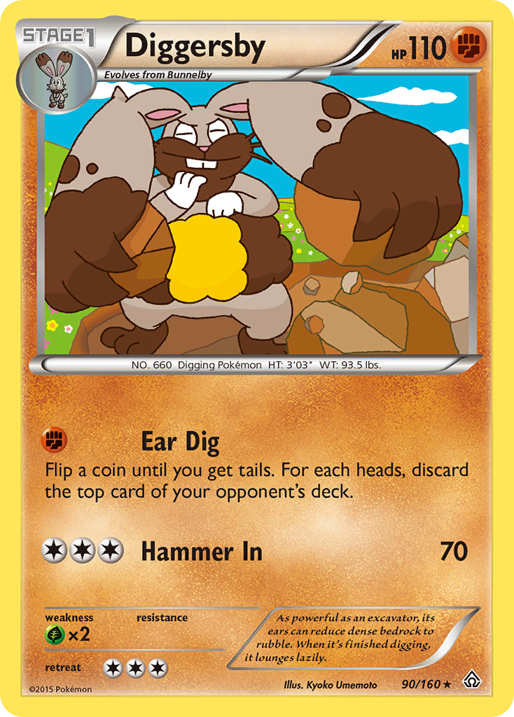 Diggersby (90/160) [XY: Primal Clash] | Gamers Paradise