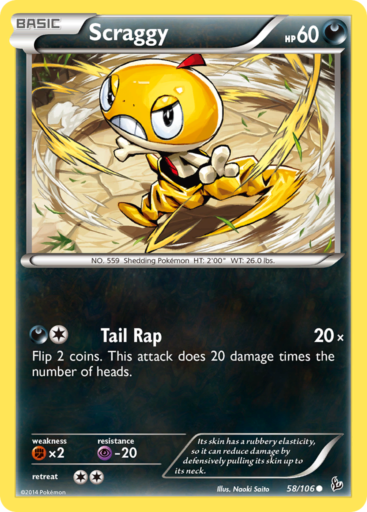 Scraggy (58/106) [XY: Flashfire] | Gamers Paradise