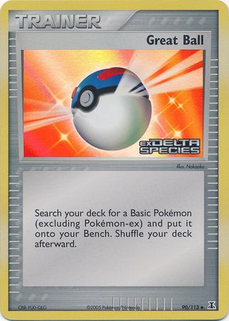 Great Ball (90/113) (Stamped) [EX: Delta Species] | Gamers Paradise