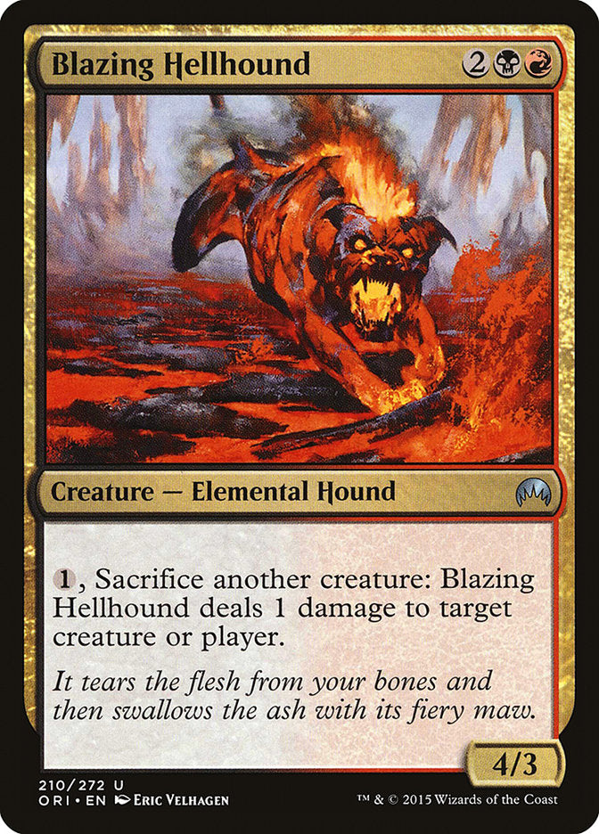 Blazing Hellhound [Magic Origins] | Gamers Paradise