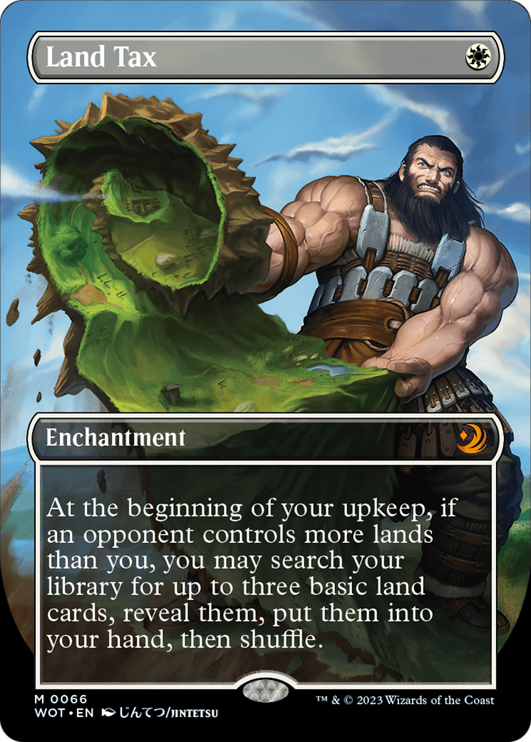 Land Tax (Anime Borderless) [Wilds of Eldraine: Enchanting Tales] | Gamers Paradise