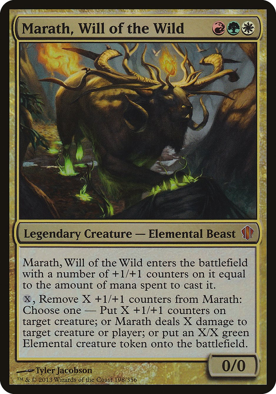 Marath, Will of the Wild (Oversized) [Commander 2013 Oversized] | Gamers Paradise