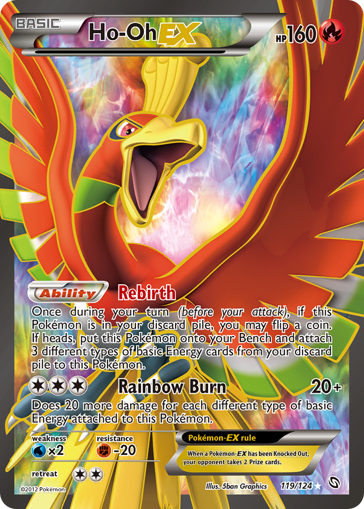 Ho-Oh EX (119/124) [Black & White: Dragons Exalted] | Gamers Paradise