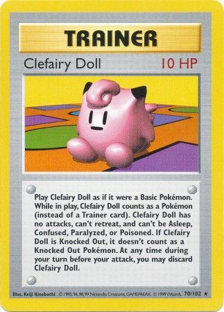 Clefairy Doll (70/102) [Base Set Shadowless Unlimited] | Gamers Paradise