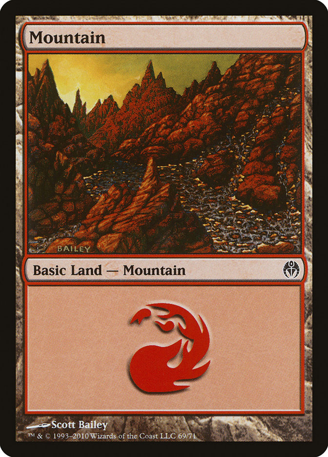 Mountain (69) [Duel Decks: Phyrexia vs. the Coalition] | Gamers Paradise