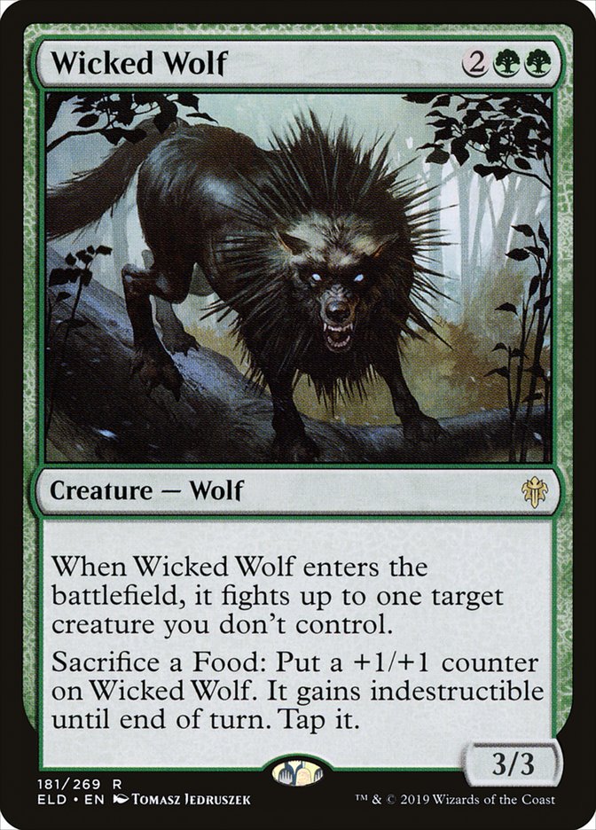 Wicked Wolf [Throne of Eldraine] | Gamers Paradise