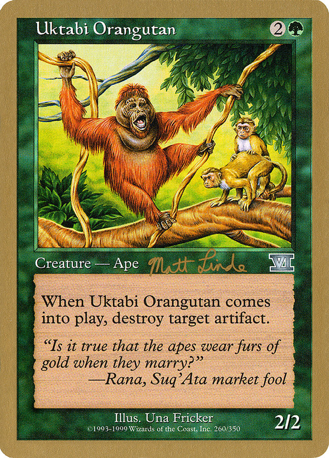 Uktabi Orangutan (Matt Linde) [World Championship Decks 1999] | Gamers Paradise