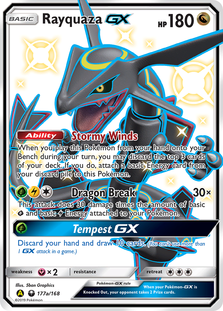 Rayquaza GX (177a/168) [Alternate Art Promos] | Gamers Paradise