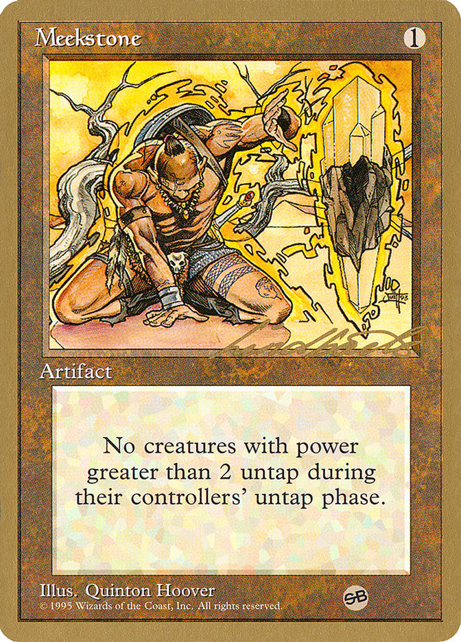 Meekstone (Leon Lindback) (SB) [Pro Tour Collector Set] | Gamers Paradise